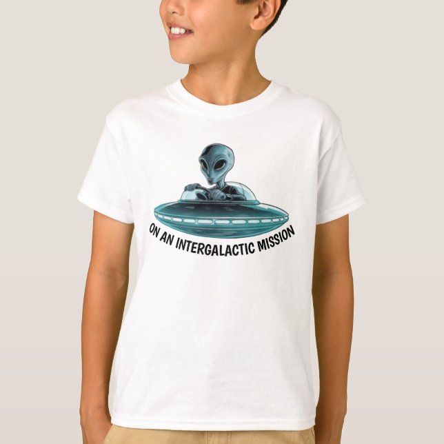 Camiseta Alienígena no OVNI (Frente)