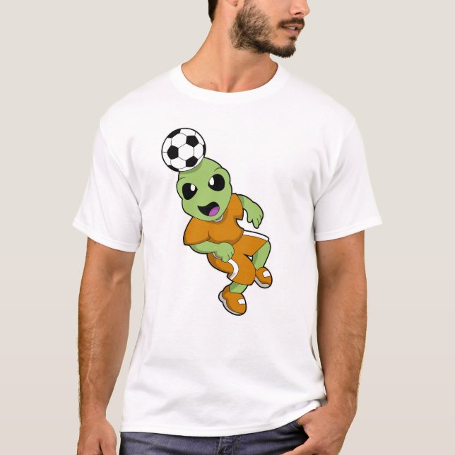 Camiseta Alienígena nos esportes de futebol (Frente)