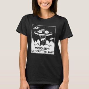 Camiseta Alienígena Para Adultos Espaços De Veículos Ufo Gr