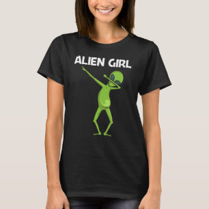 Camiseta Alienígena Para Meninas Crianças Vivendo Extraterr