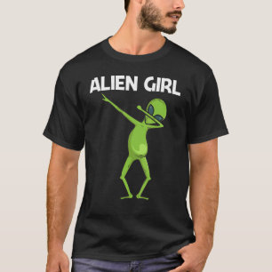 Camiseta Alienígena Para Meninas Crianças Vivendo Extraterr