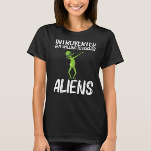 Camiseta Alienígena Para Mulheres Extraterrestres