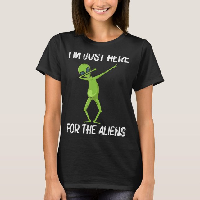 Camiseta Alienígena Para Mulheres Extraterrestres 1 (Frente)