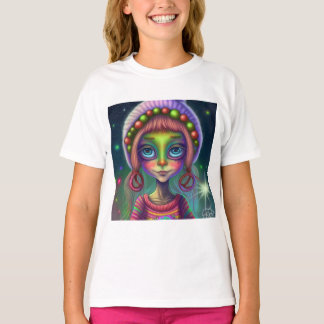 Camiseta Alienígena, Presente de Hippie Girl.