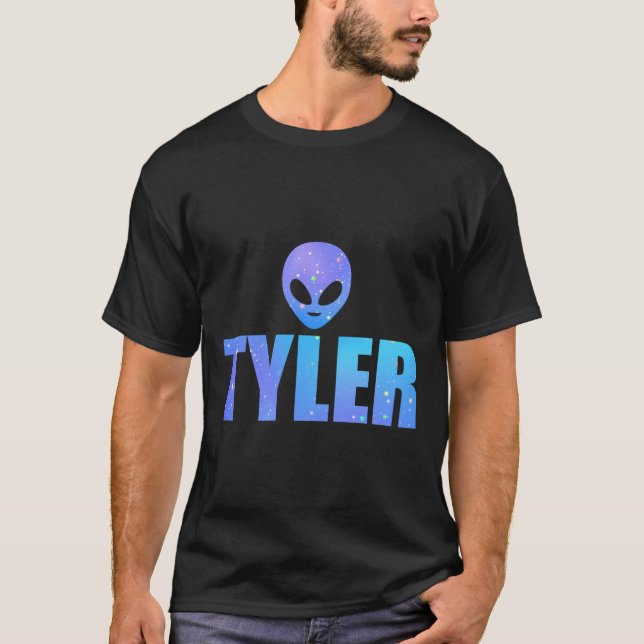 Camiseta Alienígena Raid Tyler Funny Memory Group (Frente)