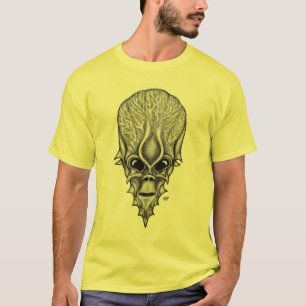 Camiseta Alienígena, reconstrução facial do crânio afri