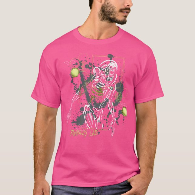 Camiseta Alienígena Romulus aflora Neon Romulus Lab Schemat (Frente)