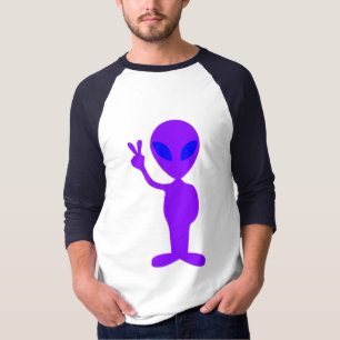 Camiseta Alienígena roxa