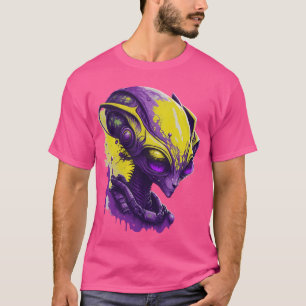 Camiseta Alienígena Roxo