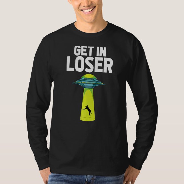 Camiseta Alienígena Sci Fi Ufo, Crente de Alienígenas Extra (Frente)