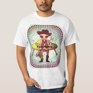 Camiseta Alienígena Scifi Cowboy