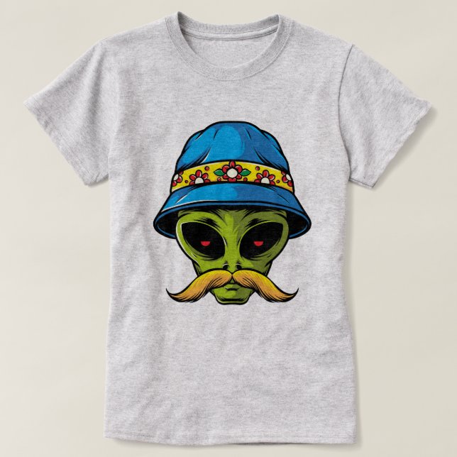 Camiseta Alienígena T-Shirt (Frente do Design)