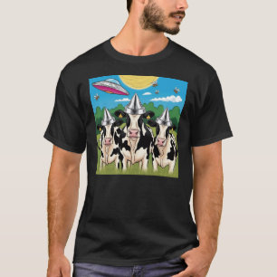 Camiseta Alienígena Tin Tin Foil Hat Tee, UFO Tshirt