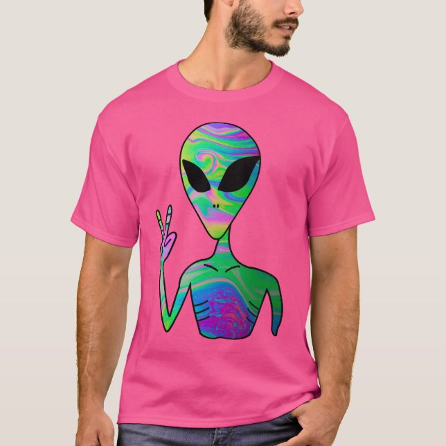 Camiseta Alienígena Trippy 7 (Frente)