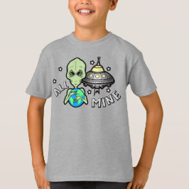 Camiseta Alienígena Tudo Meu Menino