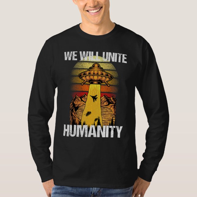 Camiseta Alienígena Ufo Abdução (Frente)