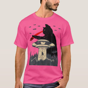 Camiseta Alienígena Ufo Abdução Laser Olho Engraçado