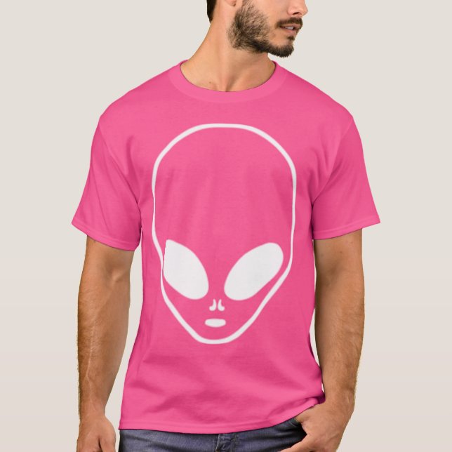 Camiseta Alienígena Ufo Face On Pocket (Frente)