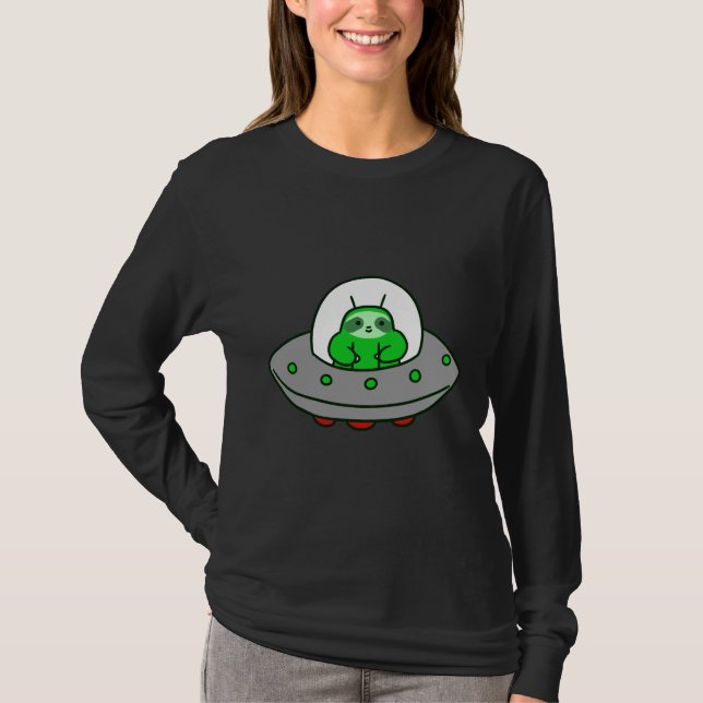 Camiseta Alienígena Ufo Sloth (Frente)
