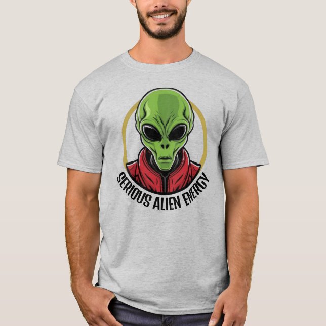 Camiseta Alienígena Verde (Frente)