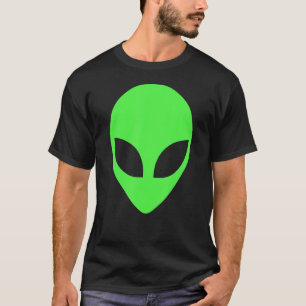 Camiseta Alienígena verde Estilo 90 Alienígena engraçada