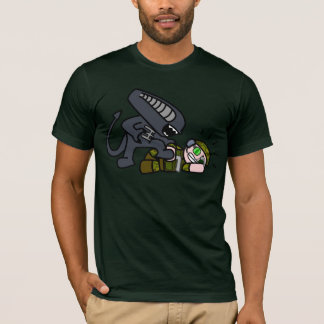 Camiseta Alienígena vs Soldado 2