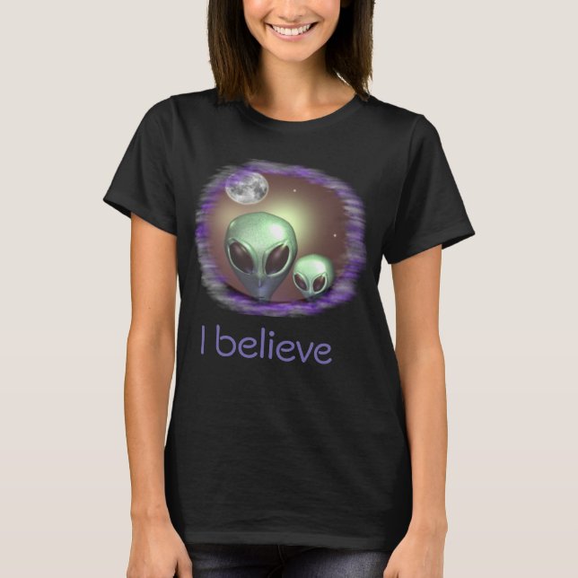 Camiseta Alienígenas cinzas (Frente)