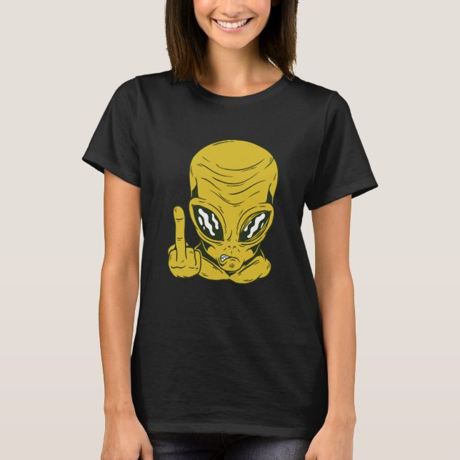 Camiseta Alienígenas espaciais alienígenas  1 (Frente)
