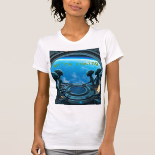 Camiseta Alienígenas: Estamos Chegando