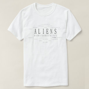 Camiseta Alienígenas Extraterrestres