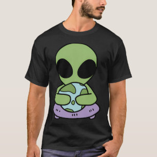 Camiseta Aliens Adoram Planeta Terra