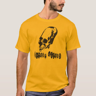 Camiseta Aliens antigos - t-shirt alongado do crânio
