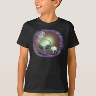 Camiseta Aliens cinzentos