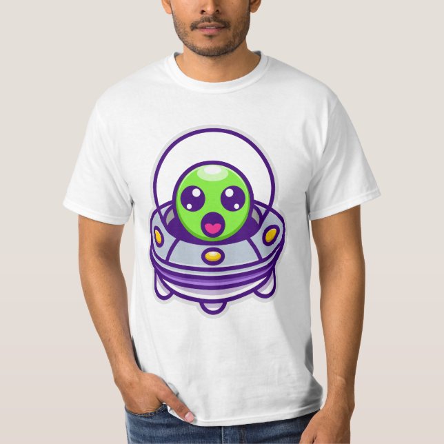 Camiseta Aliens Cute Aliens Funny Aliens (Frente)