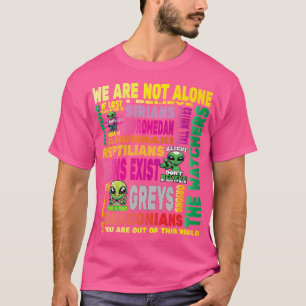 Camiseta Aliens Da Conspiração Extraterrestre Eu Quero Ser