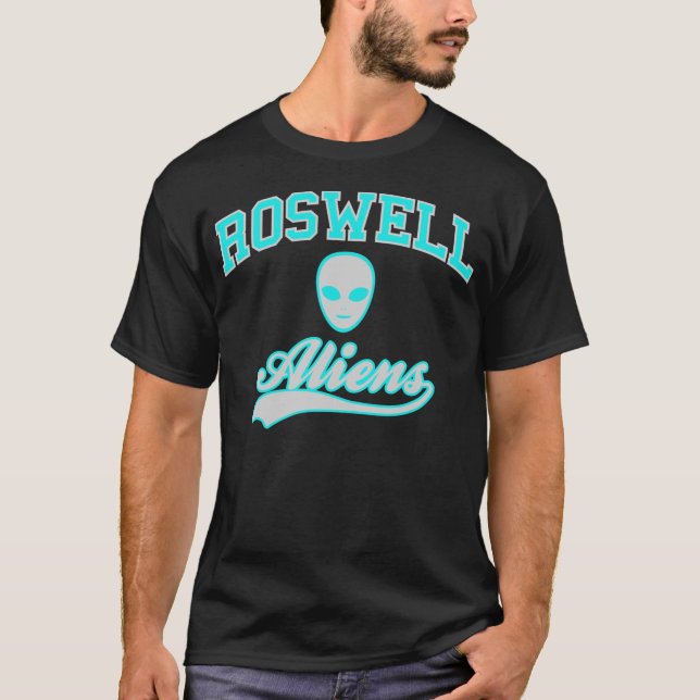 Camiseta Aliens de Roswell (Frente)