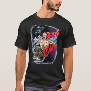 Camiseta Aliens Deram ao meu gato um T-Shirt essencial