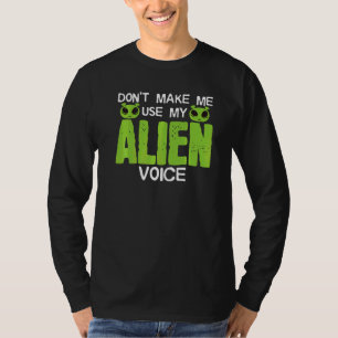 Camiseta Aliens Dizendo Astrobiólogo Piada Ufo Exobiology A