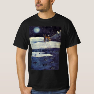 Camiseta Aliens do astronauta Vintage Science Ficting em Lu