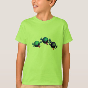 Camiseta Aliens Engraçados Crianças T-shirt