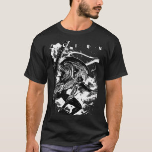 Camiseta Aliens Epic Xenomorph Icônico No Peito Grande Escu