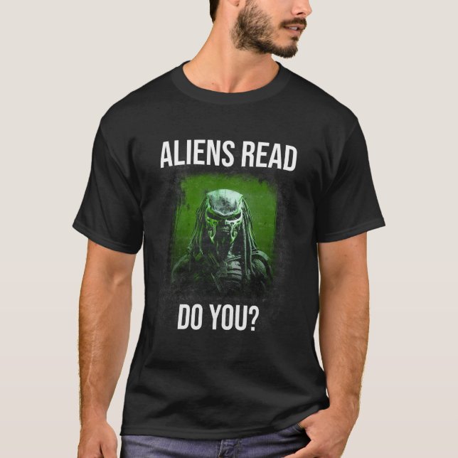 Camiseta Aliens Leem Você Aliens Engraçados (Frente)