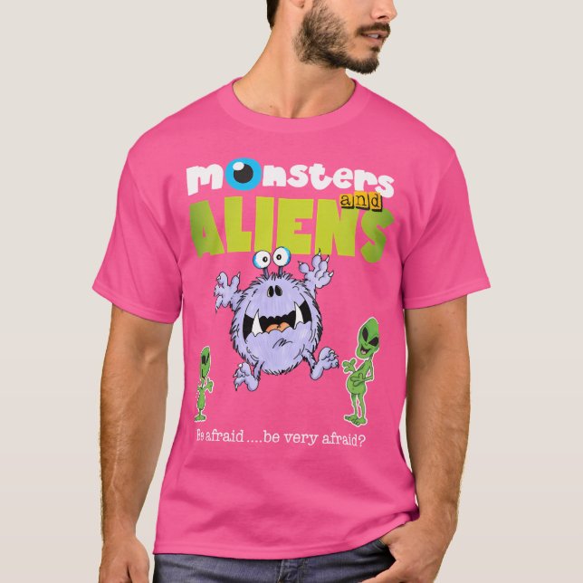 Camiseta Aliens monstros V2 (Frente)