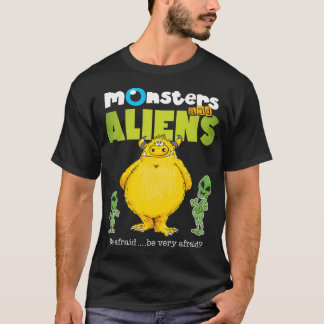 Camiseta Aliens monstros V3