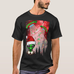 Camiseta Aliens Objetos Voadores Não Identificados Elf de N