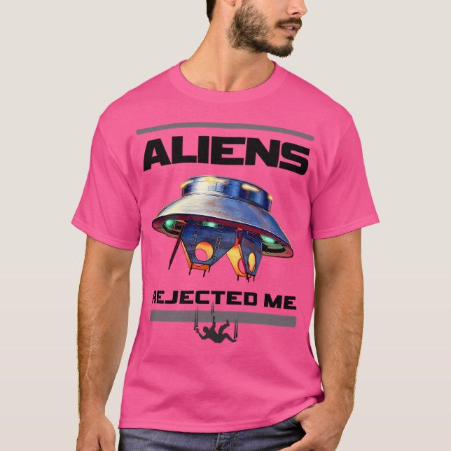 Camiseta Aliens Rejeitados - Falha de Rapto de Alienígenas  (Frente)