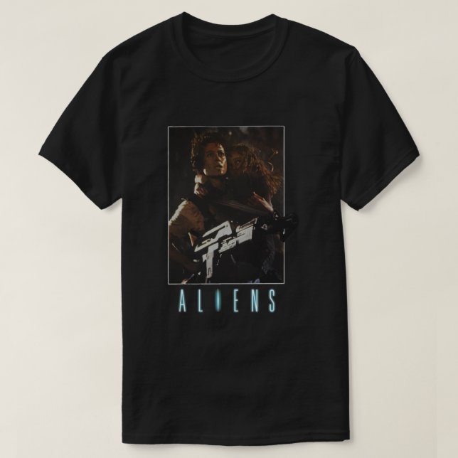 Camiseta Aliens - Ripley &amp; Newt (Frente do Design)