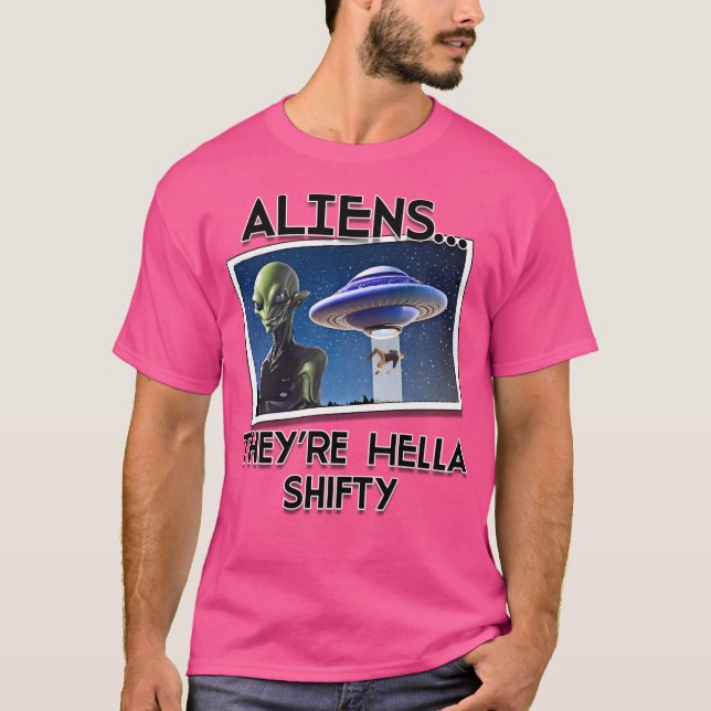 Camiseta Aliens São Hella Shifty (Frente)