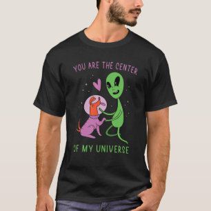 Camiseta Aliens - Você É O Centro Do Meu Universo - Cão