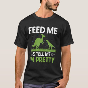 Camiseta Alimenta-me & Diz-me que Sou Bonita